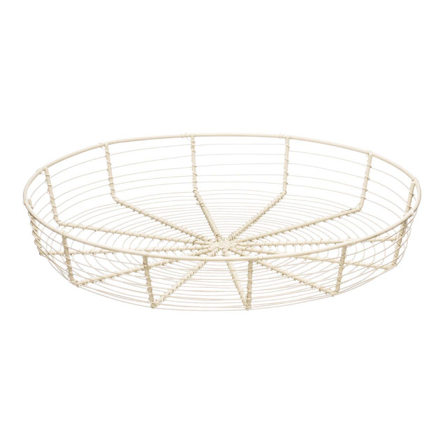 premier housewares Cream Wire Bread Basket