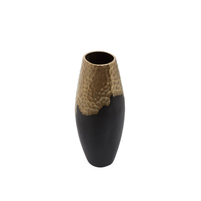Premier Housewares Daito Small Black And Gold Vase