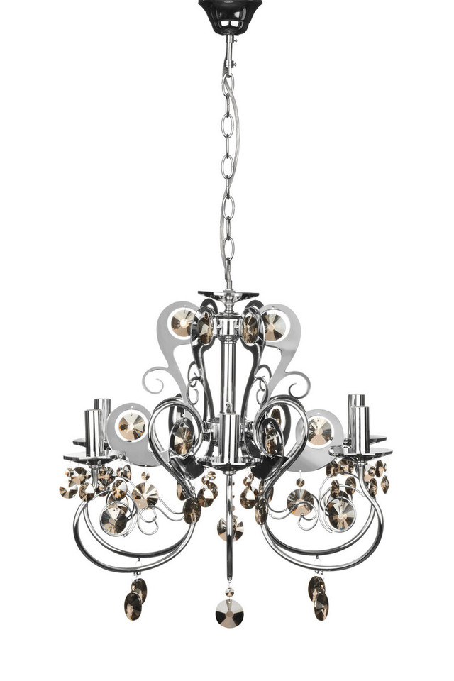Premier Housewares Dana 6 Arm Crystal Chandelier