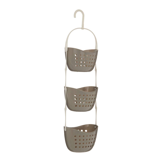 premier housewares Dara 3 Tier Grey Shower Caddy