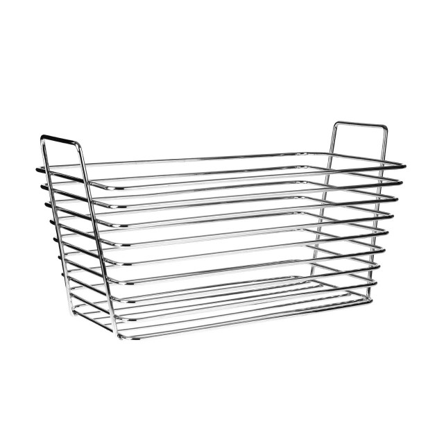 Premier Housewares Dara Chrome Caddy With Handles