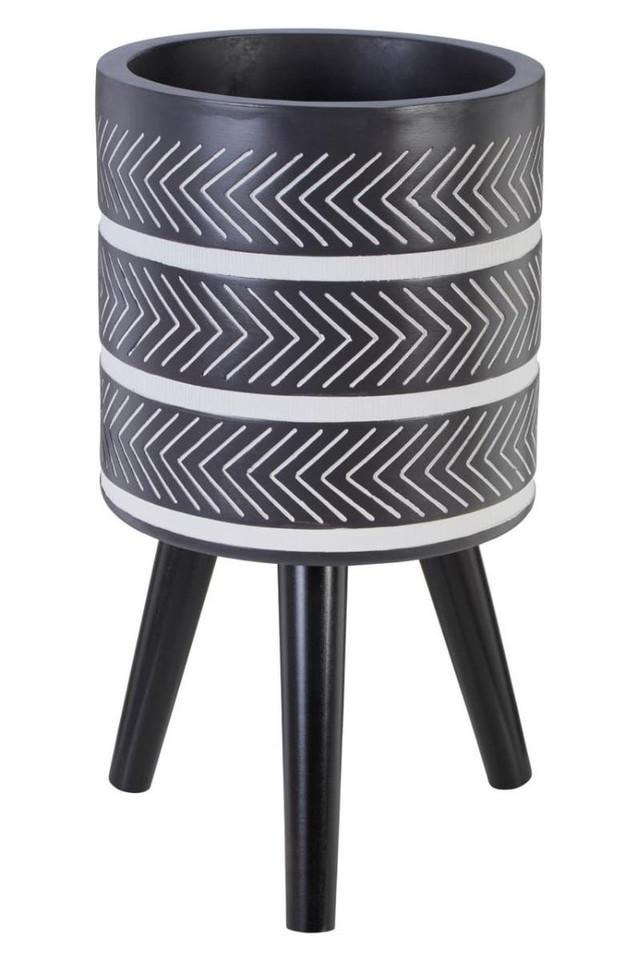 Premier Housewares Darnell Large Chevron Planter