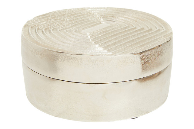 premier housewares Dax Large Silver Box