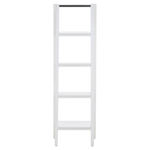 Premier Housewares Dayak White 4 Tier Shelf Unit