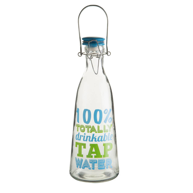 premier housewares Dayla Glass Water Bottle 1000ml