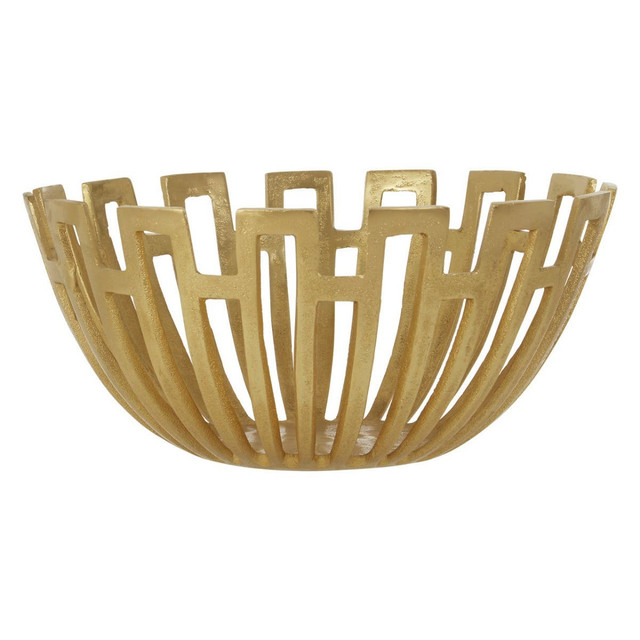premier housewares Delphi Large Gold Finish Bowl