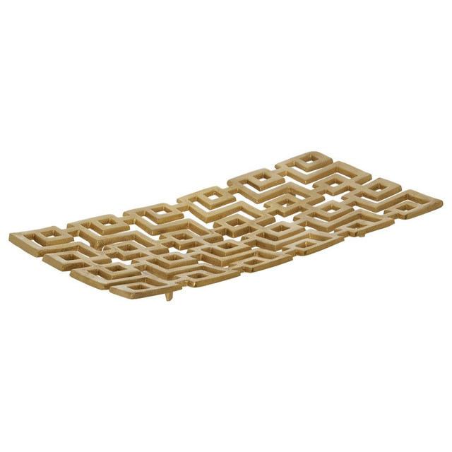 premier housewares Delphi Large Gold Finish Plate