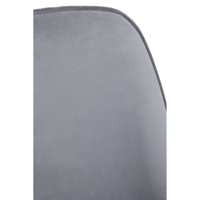 Premier Housewares Demi Grey Velvet Dining Chair