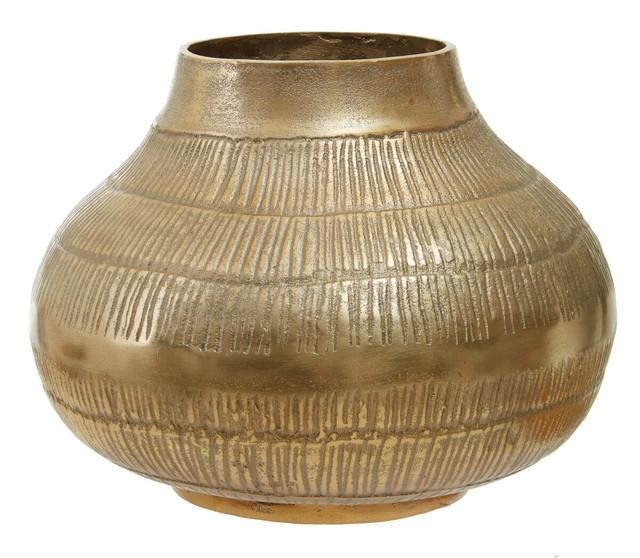 premier housewares Deomali Large Gold Finish Vase
