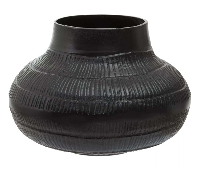 Premier Housewares Deomali Small Black Finish Vase