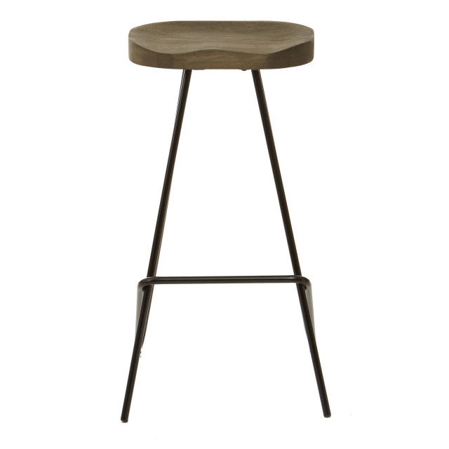 Premier Housewares District Elm Wood Bar Stool