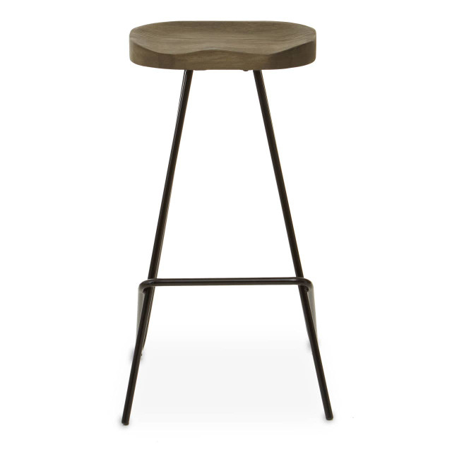 premier housewares District Elm Wood Bar Stool