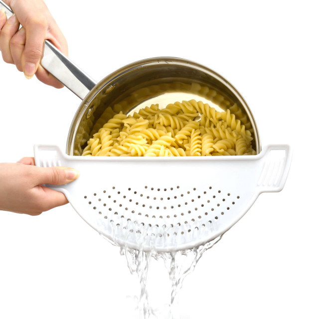 Premier Housewares Dylan White Pot Strainer