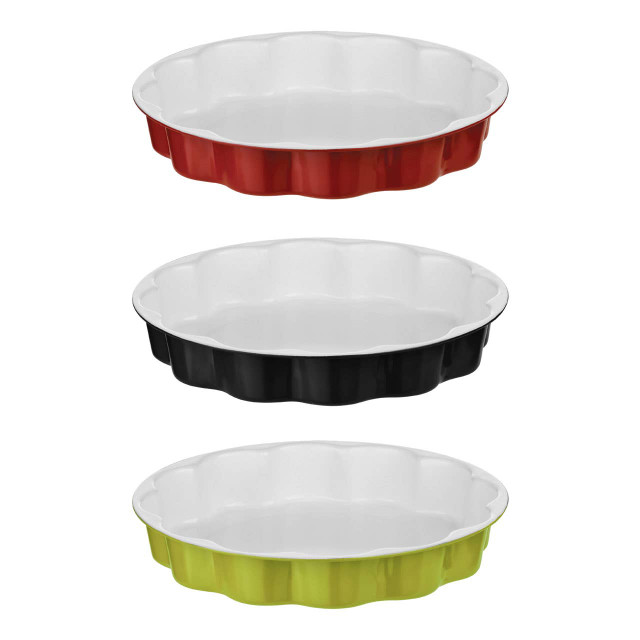 Premier Housewares Ecocook Black Flan Dish
