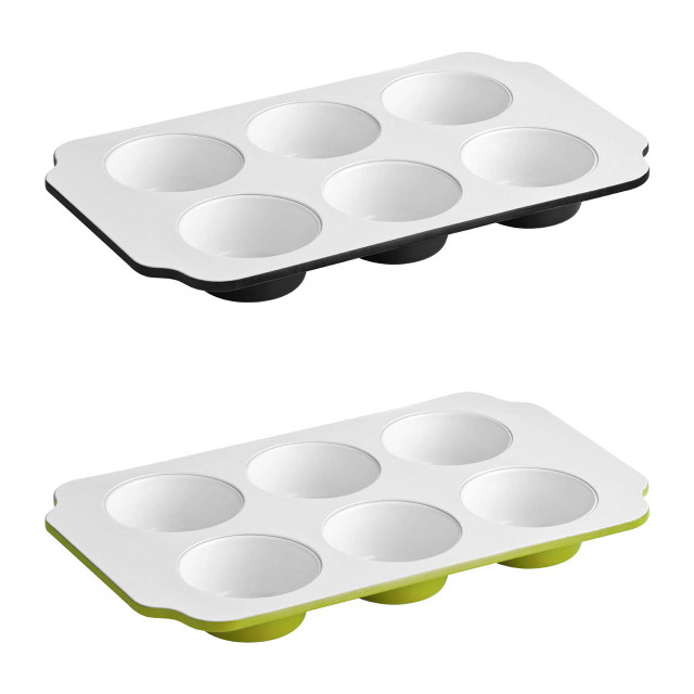 Premier Housewares Ecocook Black Muffin Tray