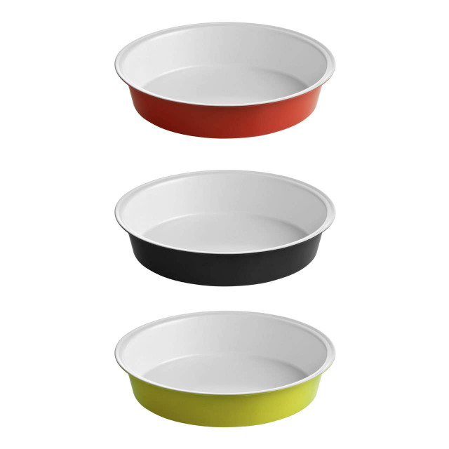 Premier Housewares Ecocook Black Round Cake Tin