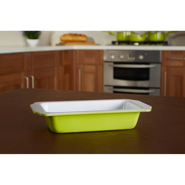Premier Housewares Ecocook Lime Green Loaf Tin