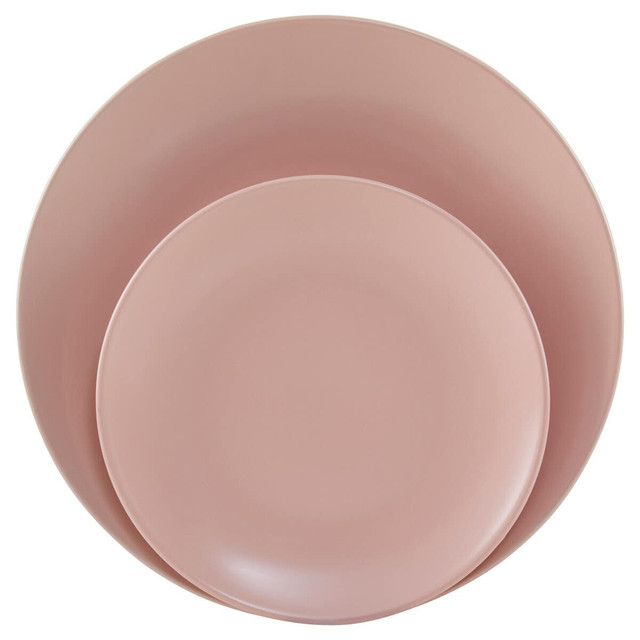 Premier Housewares Elmira 12 Piece Pink Dinner Set