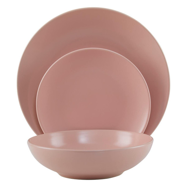premier housewares Elmira 12 Piece Pink Dinner Set
