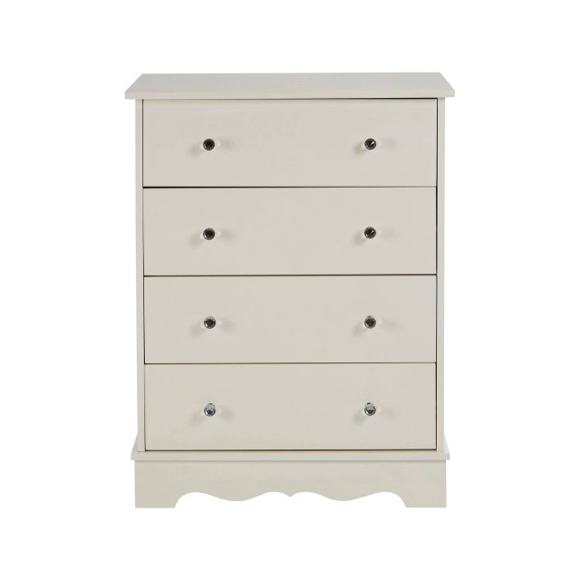 premier housewares Emily Ivory 4 Drawer Chest