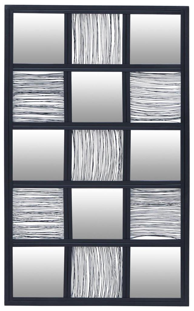 premier housewares Enzo Black Wire Wall Mirror