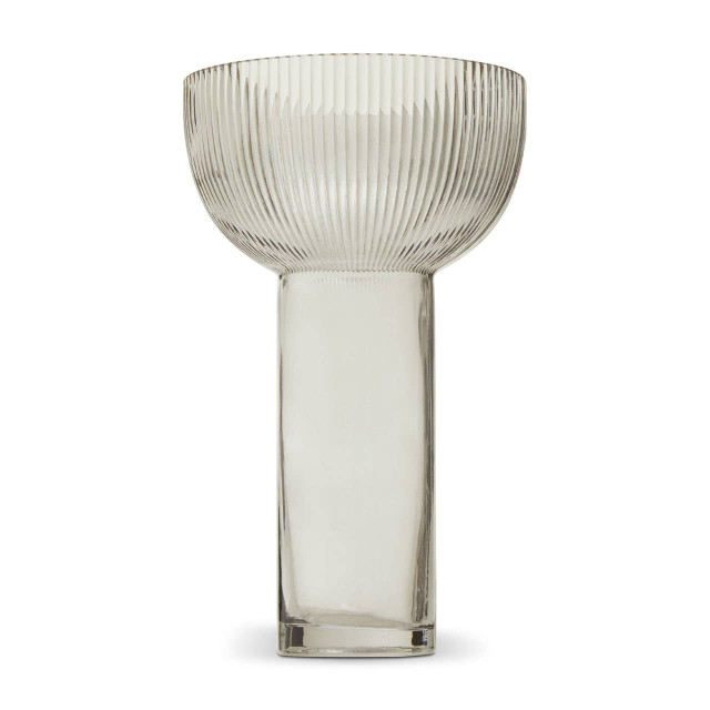 Premier Housewares Esma Large Grey Glass Vase