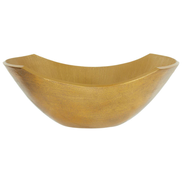 premier housewares Estrella Large Gold Finish Bowl