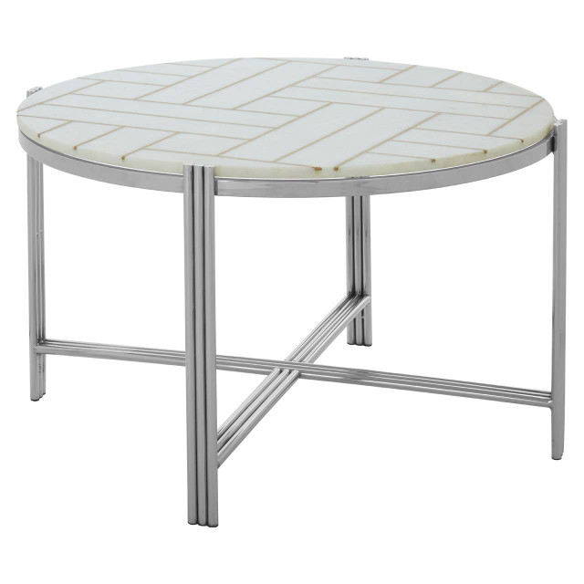 Premier Housewares Eva Marble Top Coffee Table