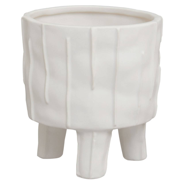 Premier Housewares Fara White Small Planter