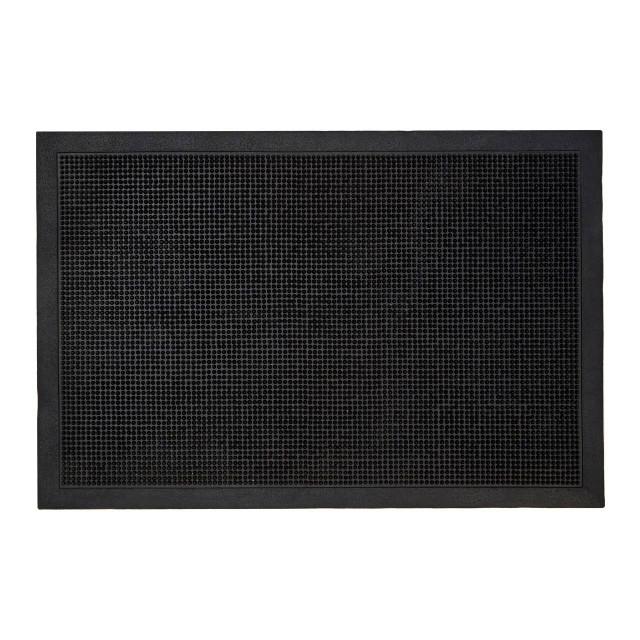 Premier Housewares Filta Black Rubber Doormat