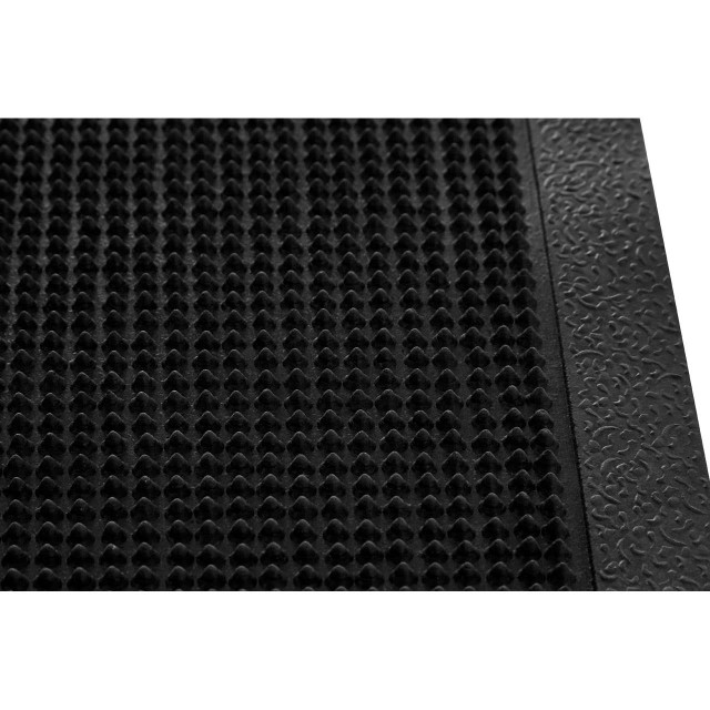 Premier Housewares Filta Black Rubber Doormat