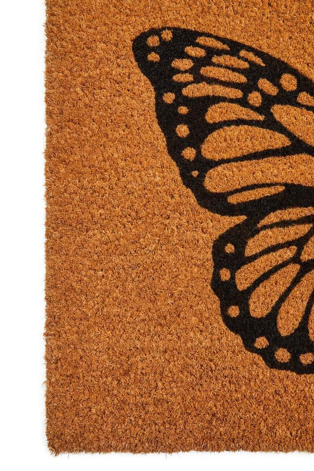 Premier Housewares Filta Butterfly Coir Doormat