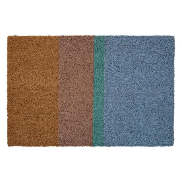 Premier Housewares Filta Coir Doormat With Stripes