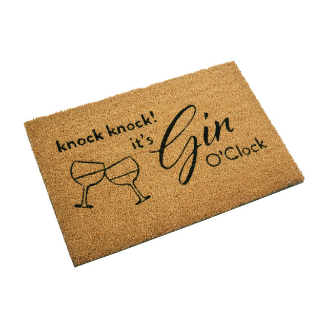 Premier Housewares Filta Gin O Clock Doormat