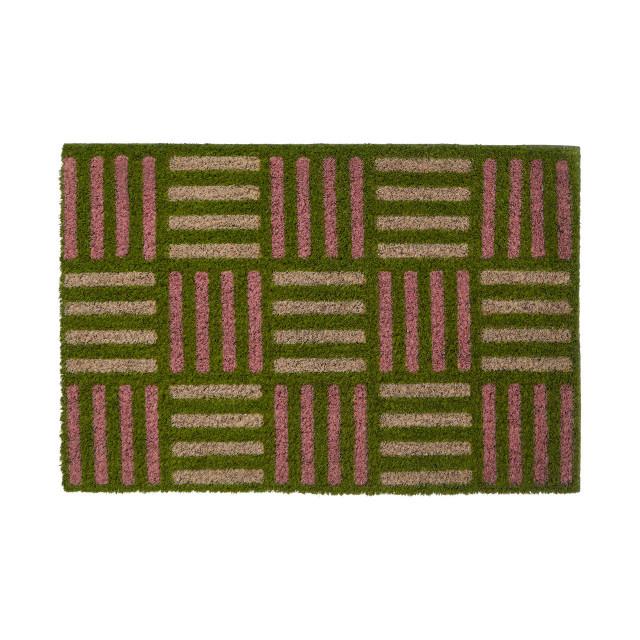 premier housewares Filta Green Grid Design Doormat