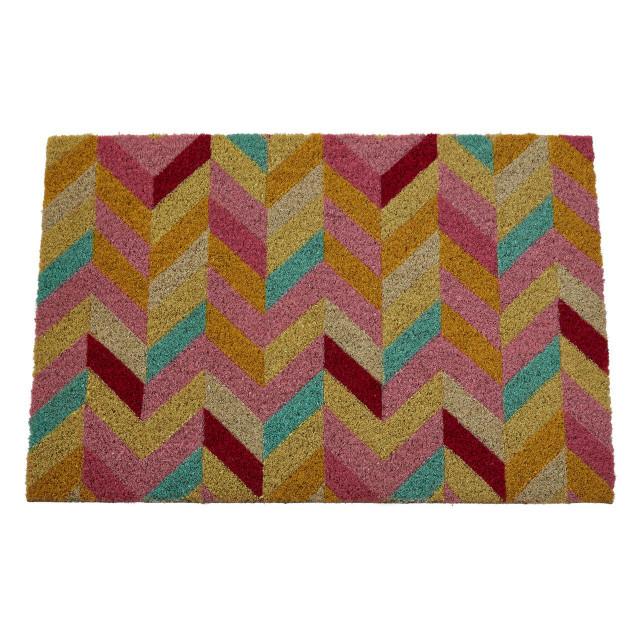 Premier Housewares Filta Multi Colour Coir Doormat
