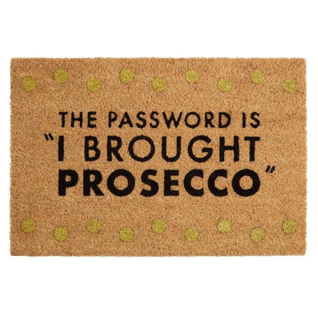 premier housewares Filta Prosecco Password Doormat