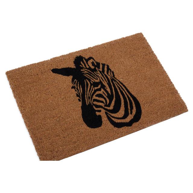 Premier Housewares Filta Zebra Face Doormat