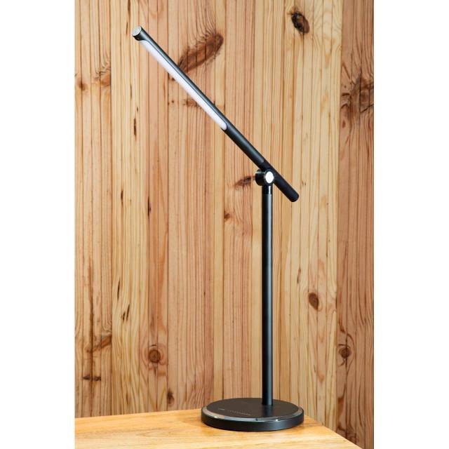 Premier Housewares Finley Black Touch Desk Lamp