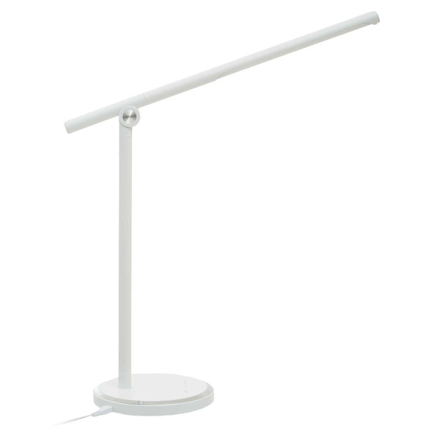 Premier Housewares Finley White Touch Desk Lamp