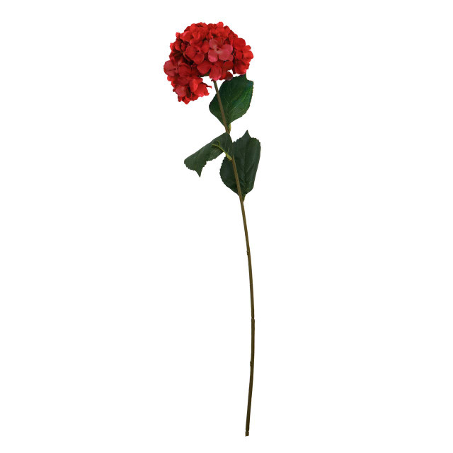 premier housewares Fiori Red Hydrangea Flower Stem