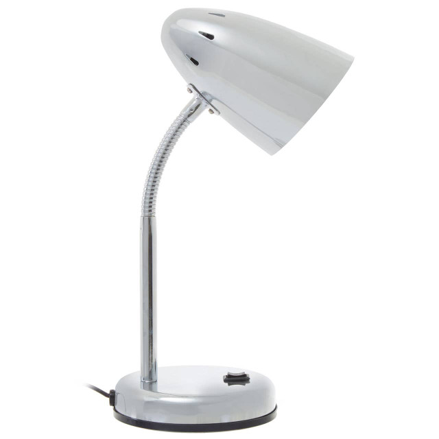 premier housewares Flexi Chrome Desk Lamp