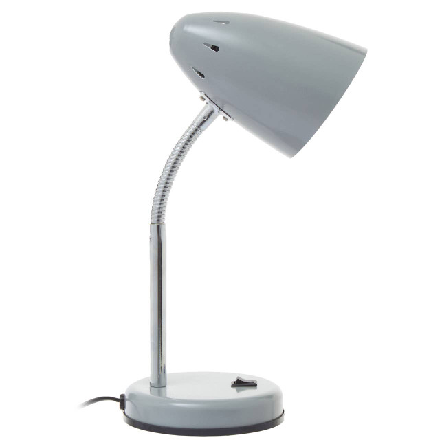 premier housewares Flexi Matte Grey Desk Lamp