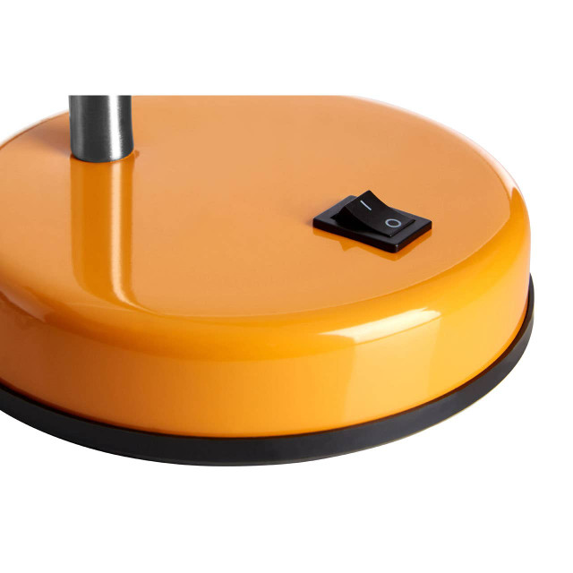 Premier Housewares Flexi Orange Gloss Desk Lamp