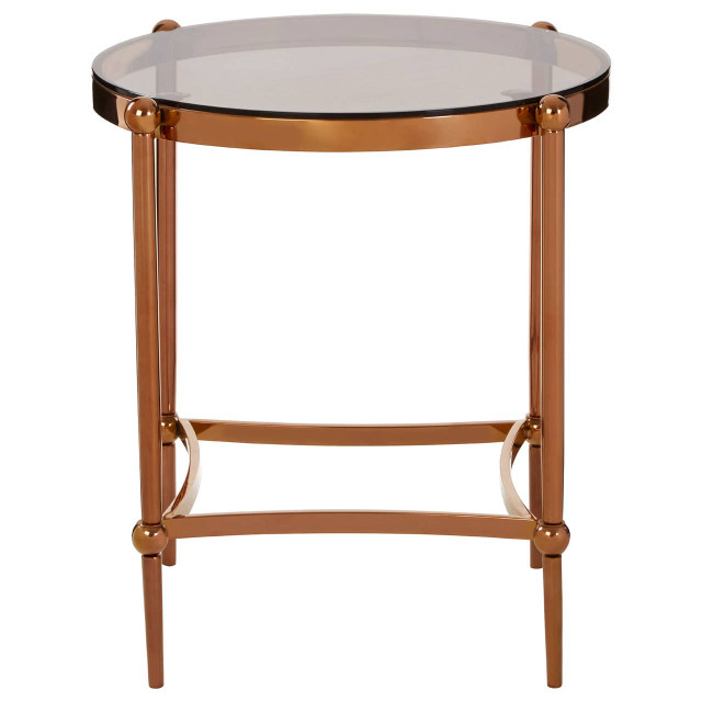 Premier Housewares Forli Rose Gold Side Table