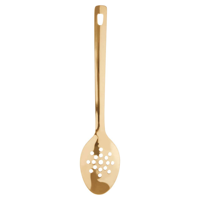 Premier Housewares Freya Gold Finish Slotted Spoon