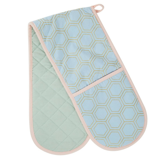 Premier Housewares Frosted Deco Double Oven Glove