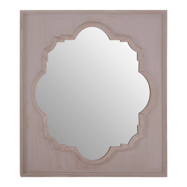 Premier Housewares Gladys Fossil Grey Wall Mirror