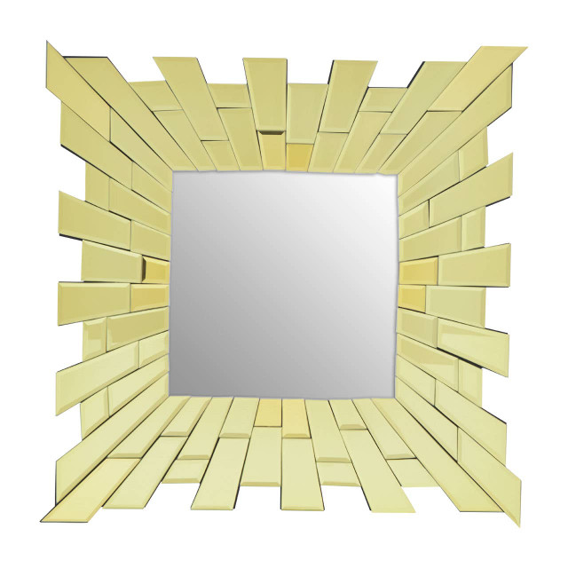 premier housewares Glitzy Small Square Wall Mirror
