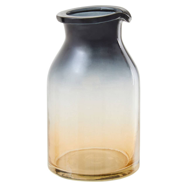 Premier Housewares Glynn Black And Gold Small Vase